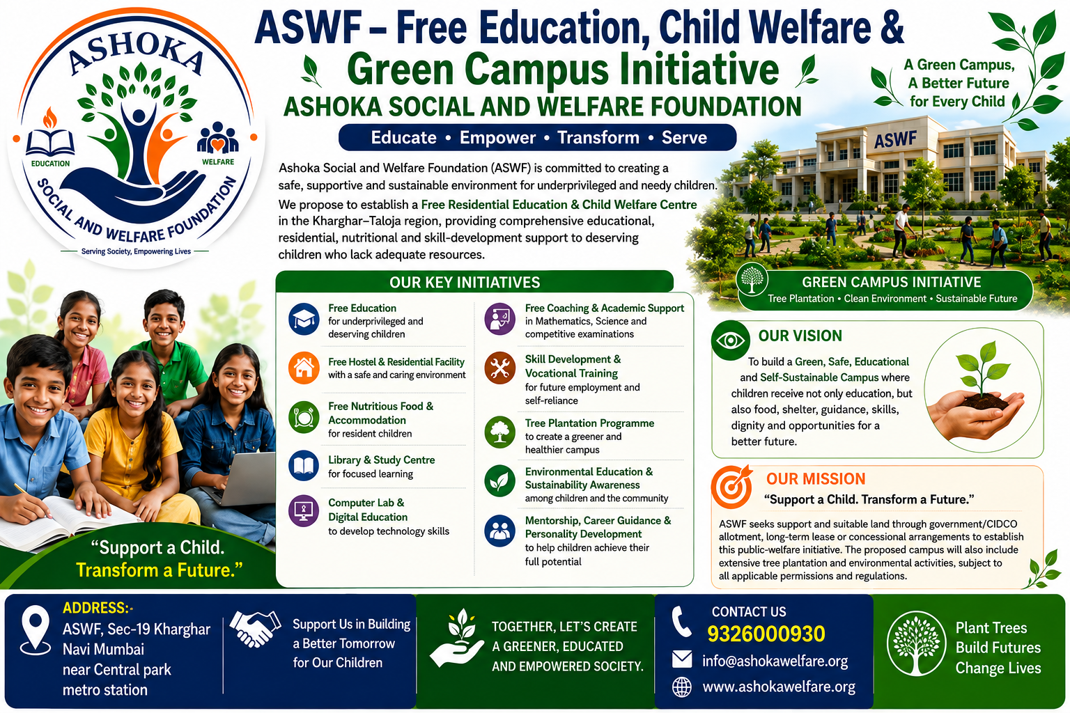 Free Education and Child Welfare – ASWF Initiative