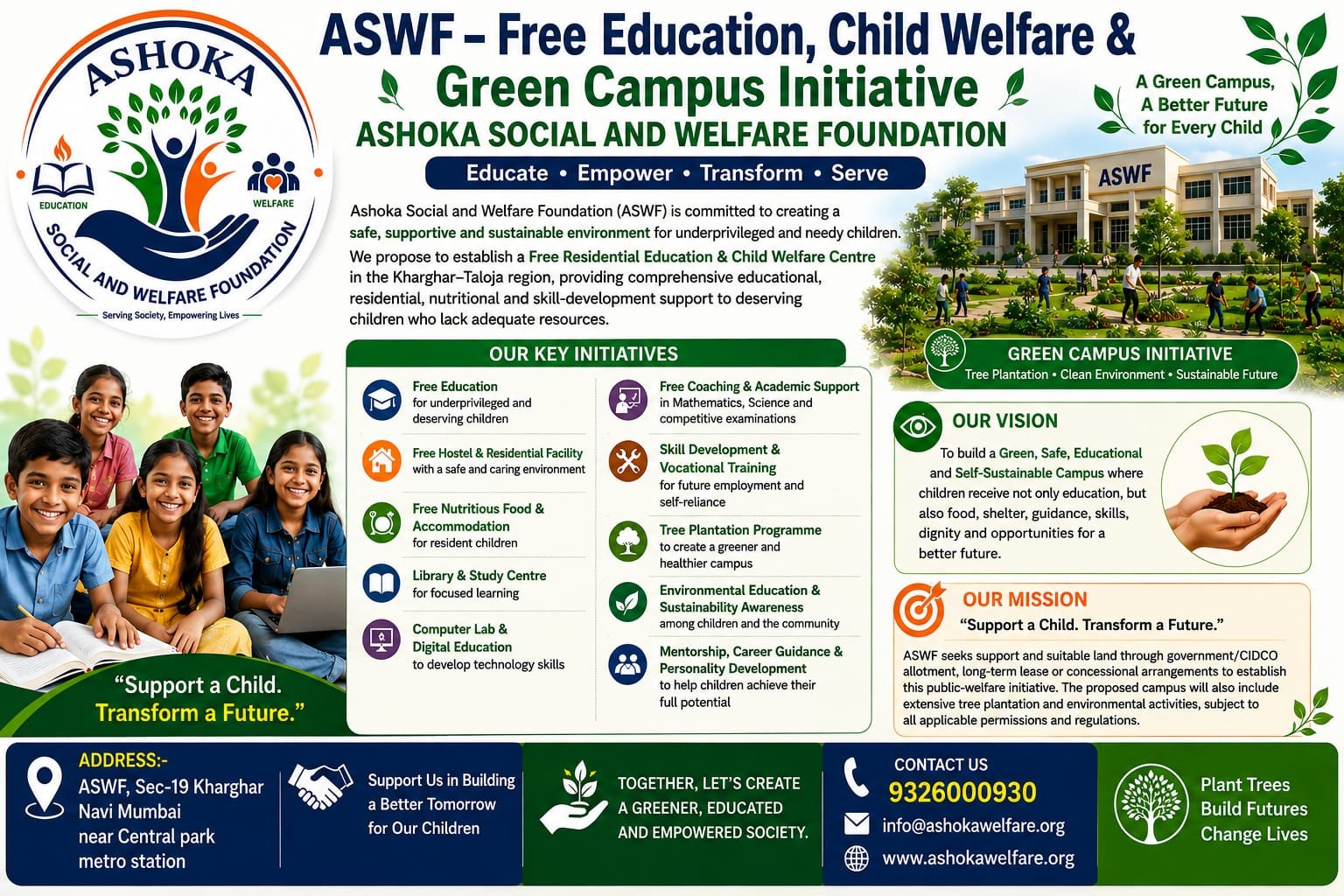 Free Education and Child Welfare – ASWF Initiative